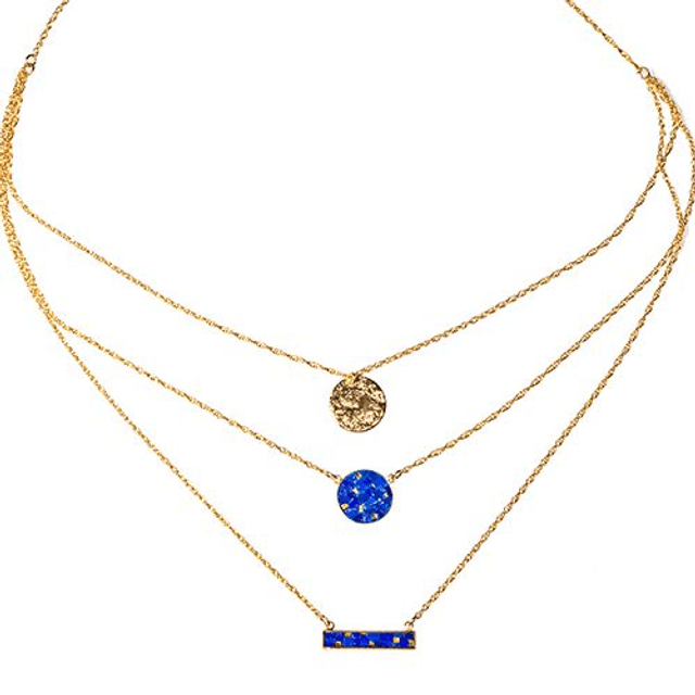 Triple collier Lunadéona