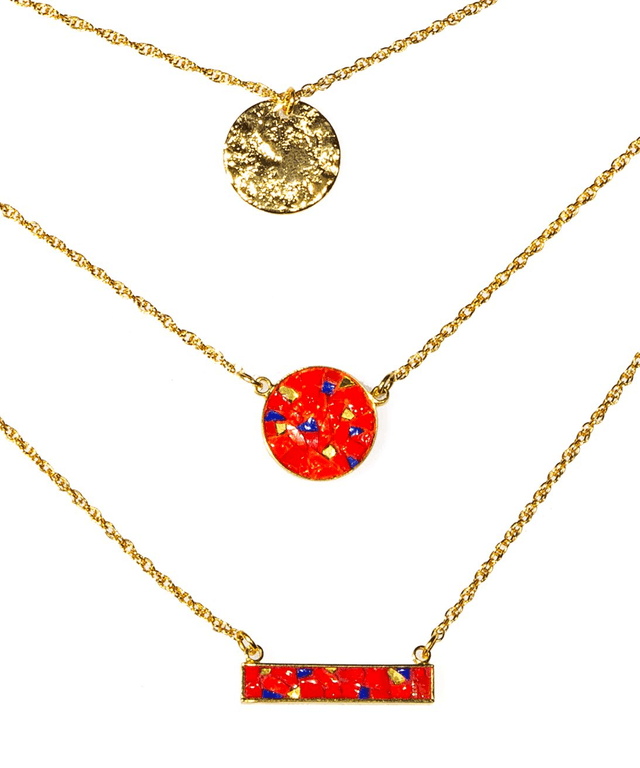 Triple collier Lunadéona